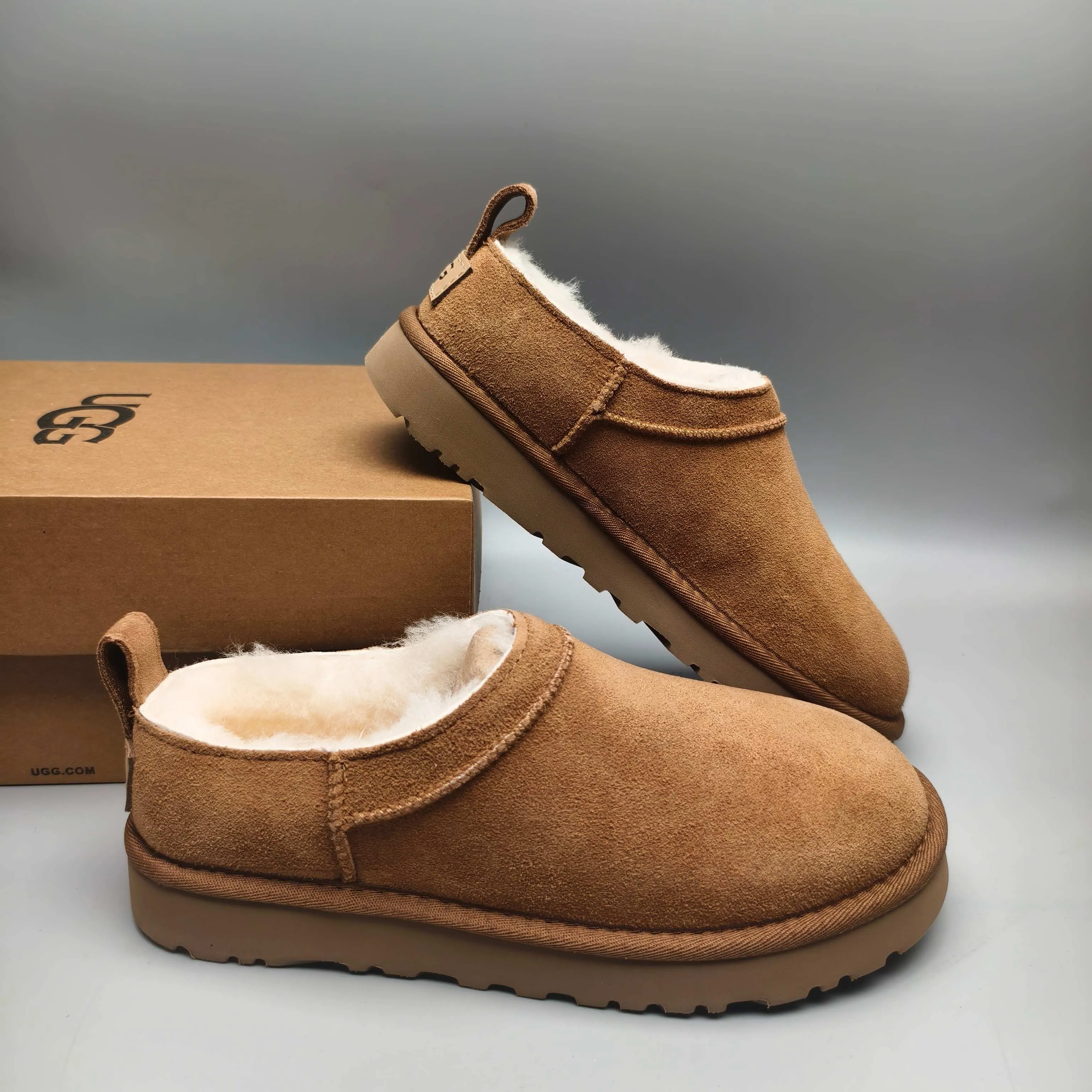 💰420 UGG sheepskin all-in-one snow boots 3891 one-legged classic women's shoes. Color: maroon, black, sand, twilight pink, chocolate. Matching sizes: 35-41
